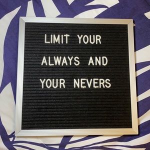 Felt Inspiration Board with alphabet/numbers